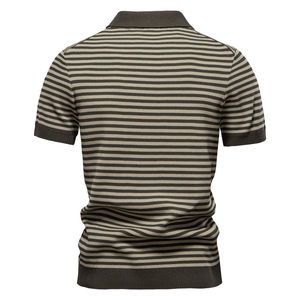 Camiseta Polo de Algodón y Poliéster para Hombre, Cuello Alto, Manga Corta, Nueva Moda, Alta Calidad - Product Image 5