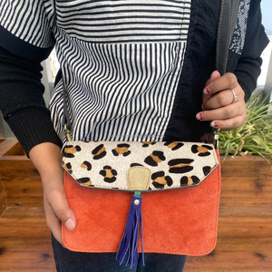 โรงงาน2024ใหม่กระเป๋าสะพายข้างหนังนิ่มรีไซเคิลพิมพ์ลายสัตว์สำหรับผู้หญิงกระเป๋าสะพายหนังสีสันสดใสจุได้เยอะ - Product Image 2