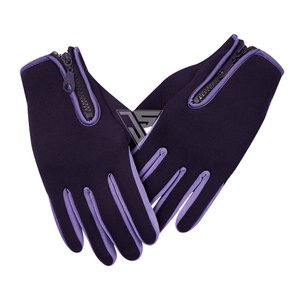 Gants de course tactiles pour hommes et femmes, gants thermiques d'hiver pour le cyclisme et la course en plein air, antidérapants en silicone, chauds et fins pour le froid - Product Image 1