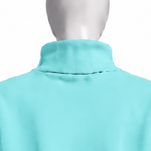 Sudadera Aqua Oversize para Mujer con Cuello Simulado y Mangas con Perlas, Estilo Holgado, Casual, Streetwear, Manga Larga, Moda de Invierno - Product Image 4