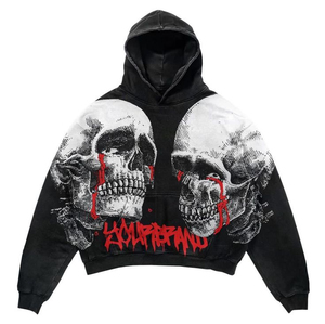 Sweat à capuche d'hiver pour homme en molleton doublé 100% coton, personnalisable en marque blanche (OEM), à prix très compétitifs - Product Image 6