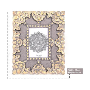 Marco de Fotos de Madera de Alta Gama, Artesanía Premium, Marco de Fotos de Madera Hecho a Mano Tradicional, Marcos de Fotos de Madera Rústicos Minimalistas de Estilo Moderno para Escritorio - Product Image 3