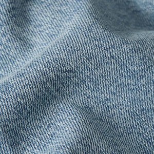 Veste en jean bleu clair pour homme, boutonnée, décontractée, personnalisée, respirante, sans coutures, pour le sport, la gym, le fitness et le streetwear. - Product Image 5