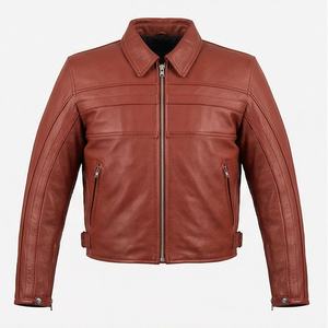 Veste de moto en cuir véritable pour homme de qualité supérieure, nouvelle arrivée, vestes de moto d'hiver, protections amovibles, personnalisables - Product Image 1