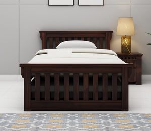 Cama Individual Moderna de Madera Maciza Advika Elano Crest Sheesham Hideaway |   Almacenamiento Incluido |   Juego de Muebles para Dormitorio - Product Image 3