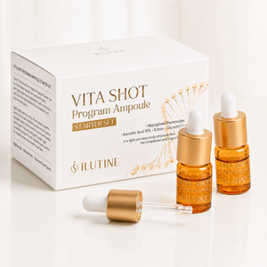 ILUTINE Vita Shot Program Ampoule 8.8mL, Suero Facial Líquido Blanqueador y Antienvejecimiento con Vitamina C, Set de Inicio - Product Image 1