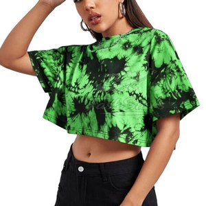 Blusa Corta Informal de Alta Calidad, 100% Algodón Ecológico, Tela Suave y Transpirable de Secado Rápido, Personalizada en la Parte Delantera para Mujer - Product Image 3