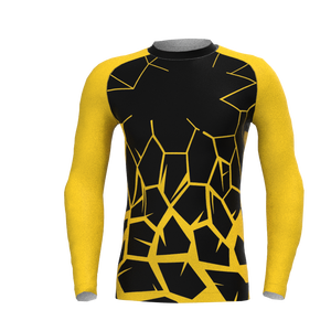 Rashguard URF 50 personnalisé de haute qualité à manches longues pour femmes, enfants et hommes, entièrement sublimé, extensible, pour BJJ, boxe et entraînement MMA - Product Image 1