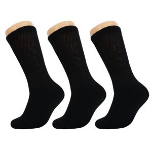 Calzini da uomo per diabetici, 3 paia, vestibilità ampia, in cotone non compressivo per diabetici - Product Image 1