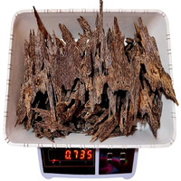 Saf Agarwood Oud Parçaları Uzun Süreli Sandal Ağacı Çayı Kokulu Esansiyel Yağ Tutucu Dayanıklı Ahşap Malzeme %100 Doğal Tütsü
