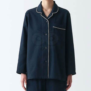 Pijamas de algodón transpirable para mujer, diseño personalizado, con logotipo personalizado, conjuntos de pijamas para mujer al por mayor - Product Image 5