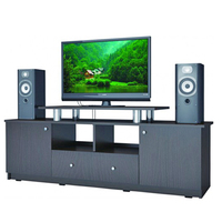 Stand TV kayu kualitas Premium dengan laci dirancang khusus untuk mengakomodasi ukuran televisi yang lebih besar tersedia