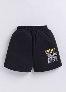 Ensemble débardeur et short CARRYDREAMS Go Fast pour garçons de 1 à 7 ans, imprimé moto ou uni, tenue décontractée en coton tricoté - Product Image 4