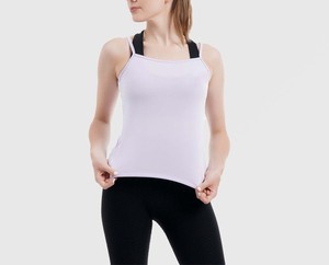 Camiseta sin mangas para mujer, color morado claro, fabricada en Pakistán, venta de fábrica, la más vendida, nueva llegada - Product Image 4