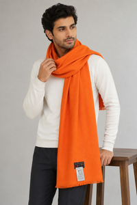 Men's <b>Wool</b> Lohi Solid Winter Soft Warm Long <b>Wrap</b> Ethnic Traditional Wear - Product Image 3