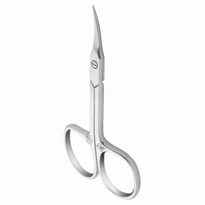 Ciseaux à cuticules courbés de type 1 (magnolia) avec lame de coupe de précision pour manucure, usage professionnel en salon de beauté - Product Image 1
