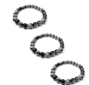 CSJA ขายส่ง ลูกปัดหินอะเมทิสต์อาเกตธรรมชาติขนาด 8 มม. คริสตัลบำบัดสำหรับทำสร้อยข้อมือสำหรับผู้หญิง ผู้ชาย และเด็กผู้หญิง ของขวัญ G432 - Product Image 6