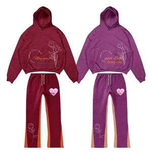 Conjunto Deportivo para Hombre, Sudadera con Capucha y Pantalones Deportivos de Algodón, Unisex, 2 Piezas, Personalizado, Ligero, Transpirable, Informal - Product Image 5