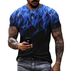 T-shirt uni pour homme de haute qualité, sublimation, 100% polyester, tricoté, manches longues, respirant, séchage rapide, vêtements d'été, best-seller - Product Image 6