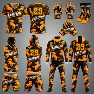 Uniformes de football 7v7 en gros, directement de l'usine, haute qualité, unisexe, impression personnalisée, respirant, séchage rapide, sublimation intégrale - Product Image 5