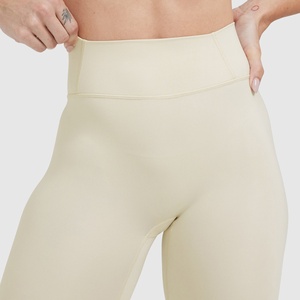 Women's Solid <b>Seamless</b> <b>Leggings</b> High Quality Yoga Pants Breathable Quick Dry Plus Size Elastic Waist OEM Wholesale - Product Image 5