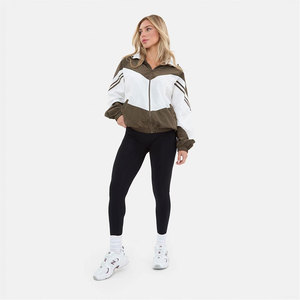 Latest Design Women's Color Blocked Windbreaker <b>Jacket</b> Lightweight Polyester Long Sleeve Full Zip Up Nylon Windbreaker <b>Jacket</b> - Product Image 5