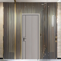 Porte DEWOO NOUVEAU DESIGN Minimaliste en Bois Composite (WPC) avec Garantie de Plus de 5 Ans, Étanche, pour Chambre, Cuisine, Hôtel