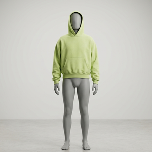 Sudadera con Capucha para Hombre, 100% Algodón, Gruesa, de Felpa Francesa, de Alta Calidad, Lisa, Talla Grande, Sudadera con Capucha de Diseñador - Product Image 2