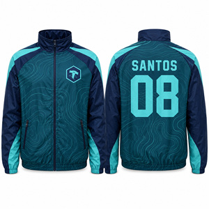 Veste coupe-vent respirante pour la course à pied, vente en gros personnalisée, veste anorak, veste de coach, veste en polyester microfibre Taslan Taffeta Ripstop - Product Image 5