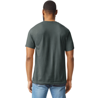 T-shirt décontracté pour homme en coton 100% couleur bronze, doux, écologique, léger, col rond, manches courtes, respirant, pour usage quotidien