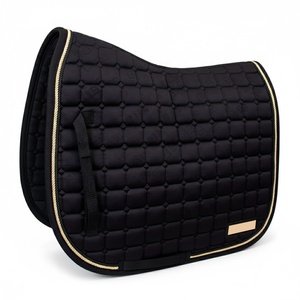 Tapis de selle de cheval professionnel Dressage cuir couleur personnalisable Protection équestre élégante - Product Image 1