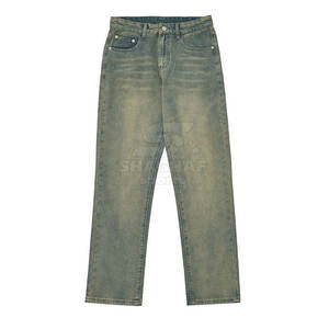 Pantalones Vaqueros Clásicos para Uso Diario, Aptos para Todas las Temporadas, con Acabado Lavado y Construcción de Calidad, Pantalones para Hombre - Product Image 6