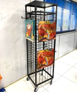 Étagère de présentation industrielle en métal multi-niveaux pour solution de stockage en entrepôt LP-HR-001 - Product Image 1