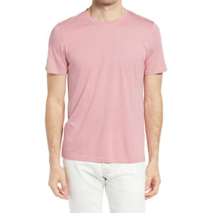 Camisetas Lisas Suaves de Moda al por Mayor para Hombre, 100% Algodón, Impresión de Logotipo Personalizado, Corte Regular, Camisetas Cómodas para Hombre - Product Image 1