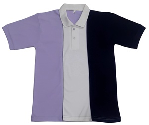 เสื้อยืดผ้าฝ้ายโพลีเอสเตอร์สำหรับผู้ชายเสื้อถักโลโก้ตามสั่ง - Product Image 1