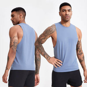 Fabricant OEM de vente en gros sur mesure, fournisseur de débardeurs de sport pour hommes, tissu performant 160 GSM, production en vrac - Product Image 4