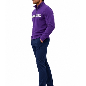 Uniforme de Golf Personalizado para Hombre, Manga Larga, Estilo Clásico, Ajuste Atlético Cómodo, Ropa de Golf Informal, Tela Transpirable - Product Image 3