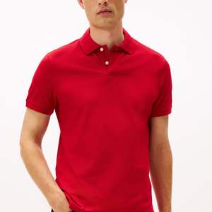 เสื้อกอล์ฟผู้ชายสั่งทำโลโก้ขายส่ง ผ้าฝ้าย 100% ไซส์ใหญ่ พิมพ์ลายซิลค์สกรีน ผ้าถัก แห้งเร็ว เสื้อเปล่าสำหรับสกรีน - Product Image 5