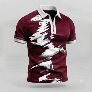 Chemise de golf personnalisée pour homme en polyester tricoté 100 % anti-plis à manches longues avec logo brodé et imprimé numériquement – Vente en gros - Product Image 4