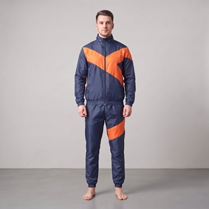 Chándal de nailon con capucha para hombre, de invierno, tela transpirable, ajuste cómodo para entrenamiento físico, correr, viajes y deportes - Product Image 5