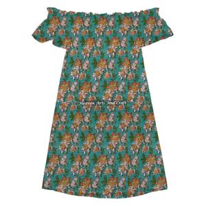 Nouvelle Robe Maillot de Bain Été 2026 Mignonne à Découpes et Épaules Dénudées, Imprimée à la Main, Très Tendance pour Femme, Style Décontracté - Product Image 6