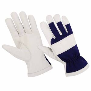 Gants de travail en cuir de chèvre, robustes, pour la sécurité industrielle, la protection des mains, le jardinage domestique - Product Image 1