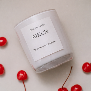 Vela Aromática Premium AIKUN con Aroma a Coco y Lima en Frasco de Vidrio, Vela de Aromaterapia de Cera de Soja Natural de Coco para Pedidos Personalizados B2B - Product Image 4