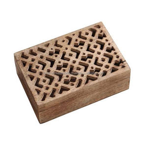 Boîte à bijoux en bois de qualité supérieure très vendue, charmant organisateur sculpté à la main dans différents styles et tailles à des prix abordables - Product Image 4