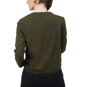 เสื้อสเวตเชิ้ตถักคอวีทรงลำลองแบบยูนิเซ็กซ์ สีสันตัดกัน ทรงปกติ - Product Image 3
