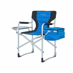 Chaise de camping pliante moderne Sunshine Leisure, chaise d'extérieur de luxe en acier inoxydable, durable et respirante pour le jardin - Product Image 1