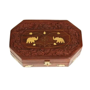 Top Trending Antique Indian Wooden Storage <b>Box</b> <b>Men</b> Women Latest Unique Style <b>Best</b> Quality Wooden Storage Display Solution Hand - Product Image 1