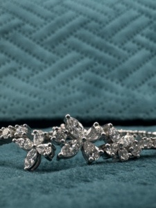 Magnífica Pulsera de Diamantes Cultivados en Laboratorio de 3.07 CT, Corte Marquise, Pera y Redondo, en Platino PT950 para Mujer - Product Image 2