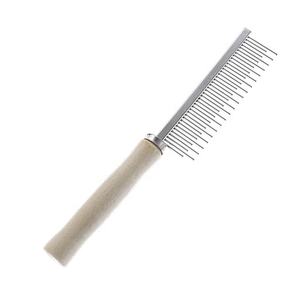 หวีสัตว์เลี้ยงสองด้านแบบมีเข็ม หวีแปรงสำหรับสุนัข ทำจากสแตนเลส ทนทาน อุปกรณ์ดูแลสัตว์ เครื่องมือสัตวแพทย์สำหรับสัตว์เลี้ยง - Product Image 4