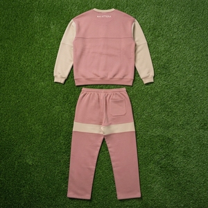 Conjunto de Sudadera y Pantalones con Bloques de Color para Hombre, Ropa Casual de Calle, Conjunto a Juego de Dos Tonos, Chándal con Logotipo Personalizado - Product Image 5